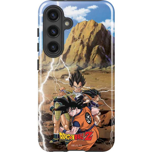 Dragon Ball Z Goku Versus Saiyans Galaxy S24 Plus Impact Case